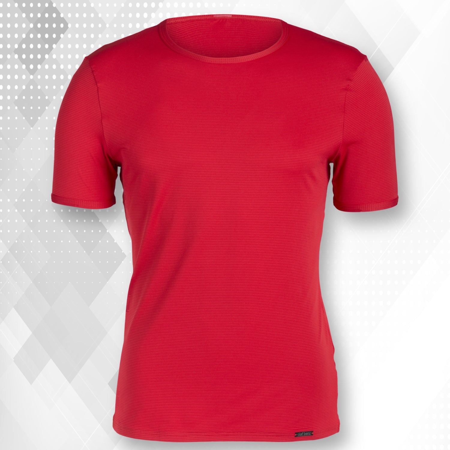 Olaf Benz - Red 1201 - Horizontal Fine Stripe - T-Shirt