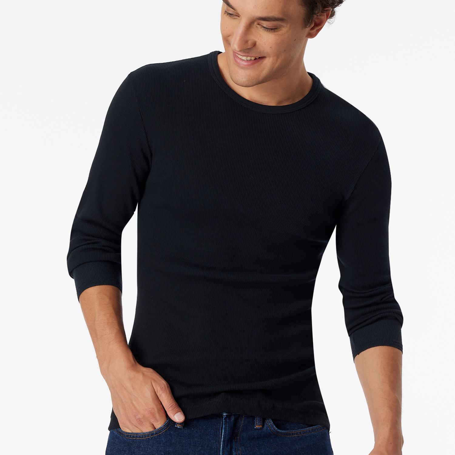Schiesser Revival - Friedrich - Long Sleeve Shirt 1/1