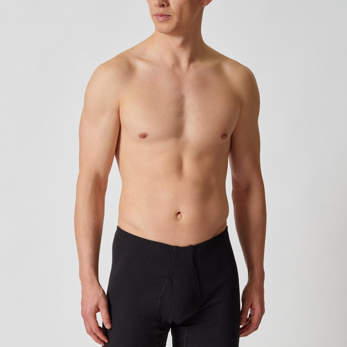 HUBER hautnah - Cotton Double Rib - Pants With Fly 2 Pack