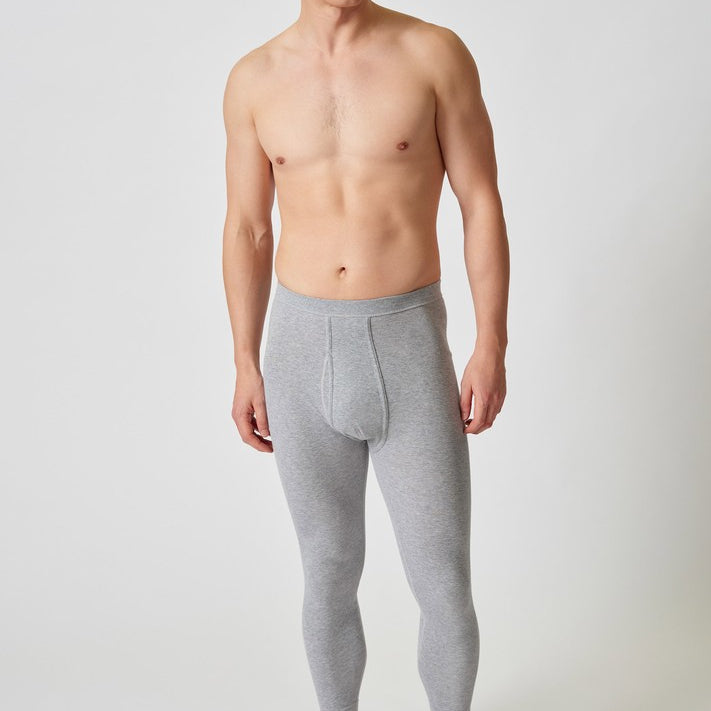 HUBER hautnah - Cotton Fine Rib - Long Johns with fly