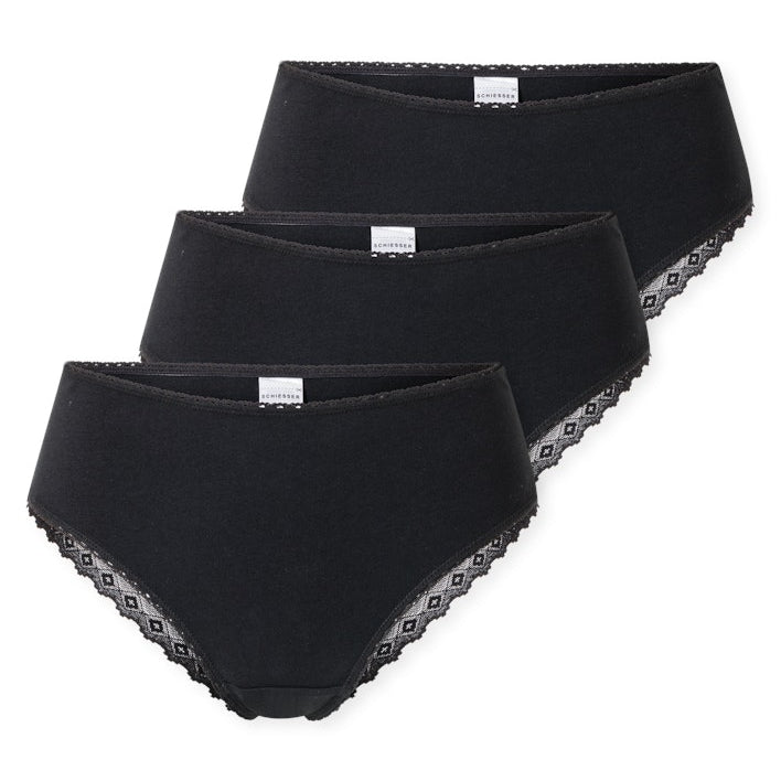Schiesser - Modern Multipacks - Brazilian 3er-Pack With Lace