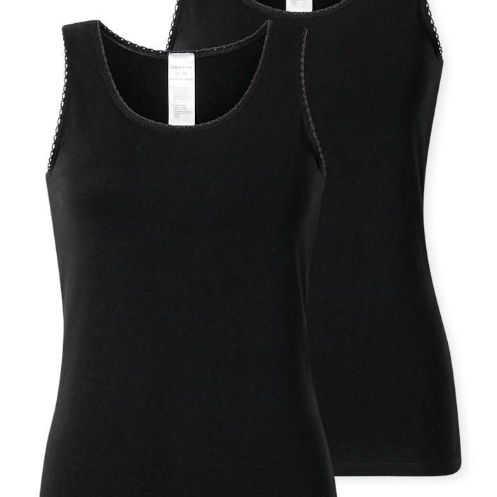 Schiesser - Modern Multipacks - Tank Top With Lace 2Pack