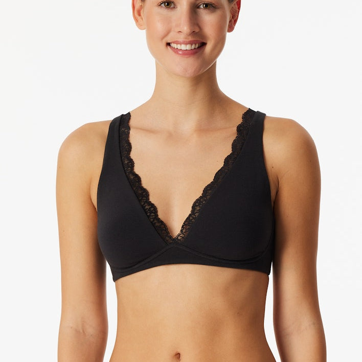 Schiesser - Unique Cotton - Wireless Soft Bra Molded Cups