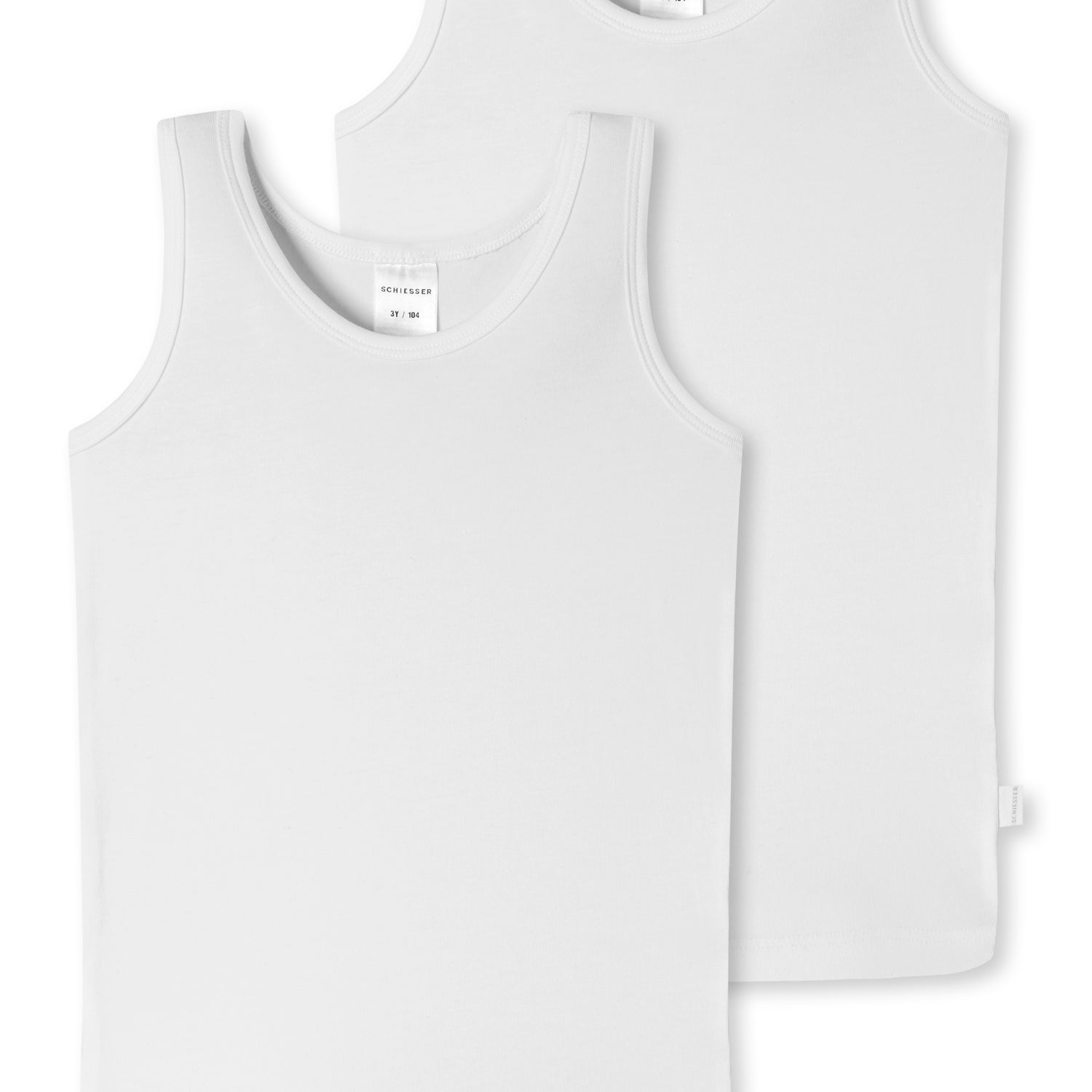 Schiesser Kids - Organic Cotton - Undershirt 95/5 - 2 Pack
