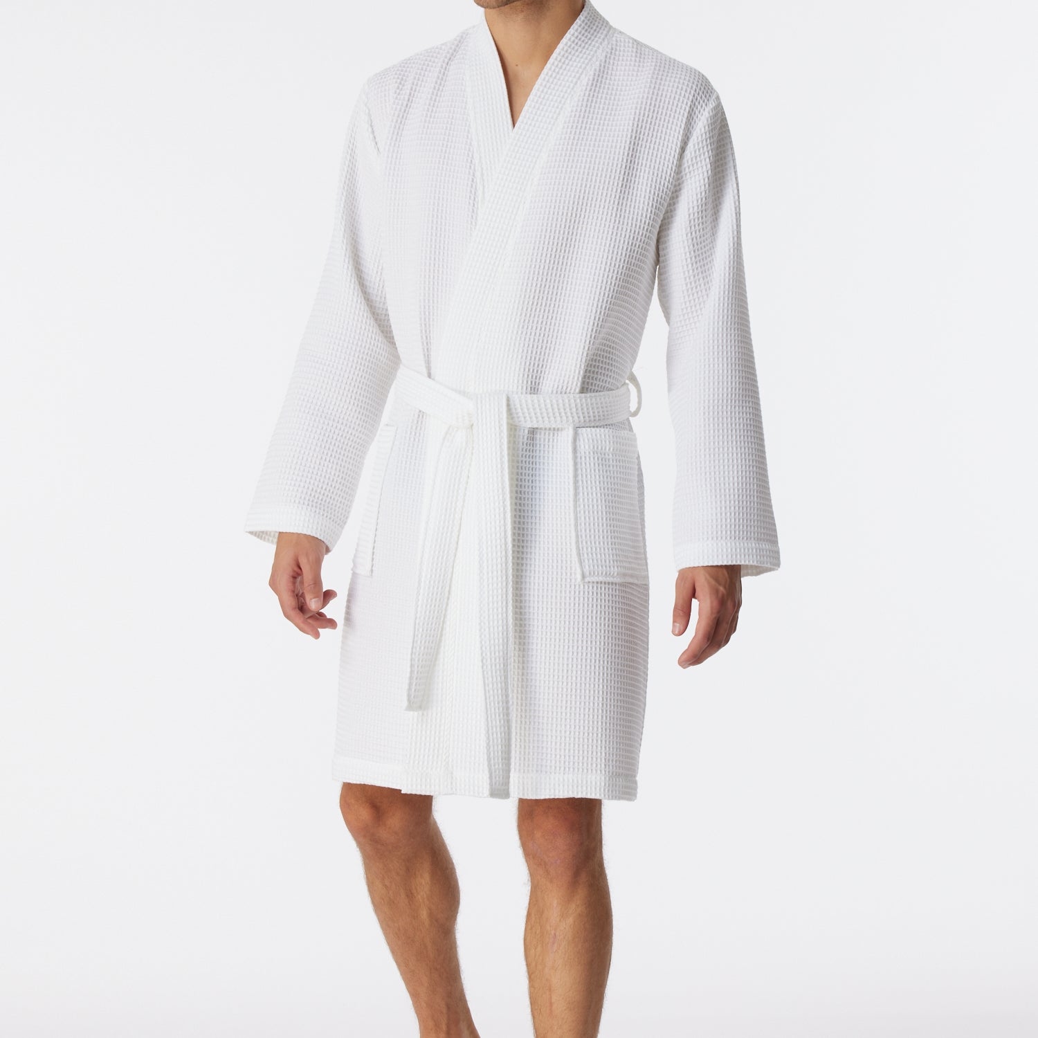 Schiesser - Essentials - Waffle Pique Bathrobe