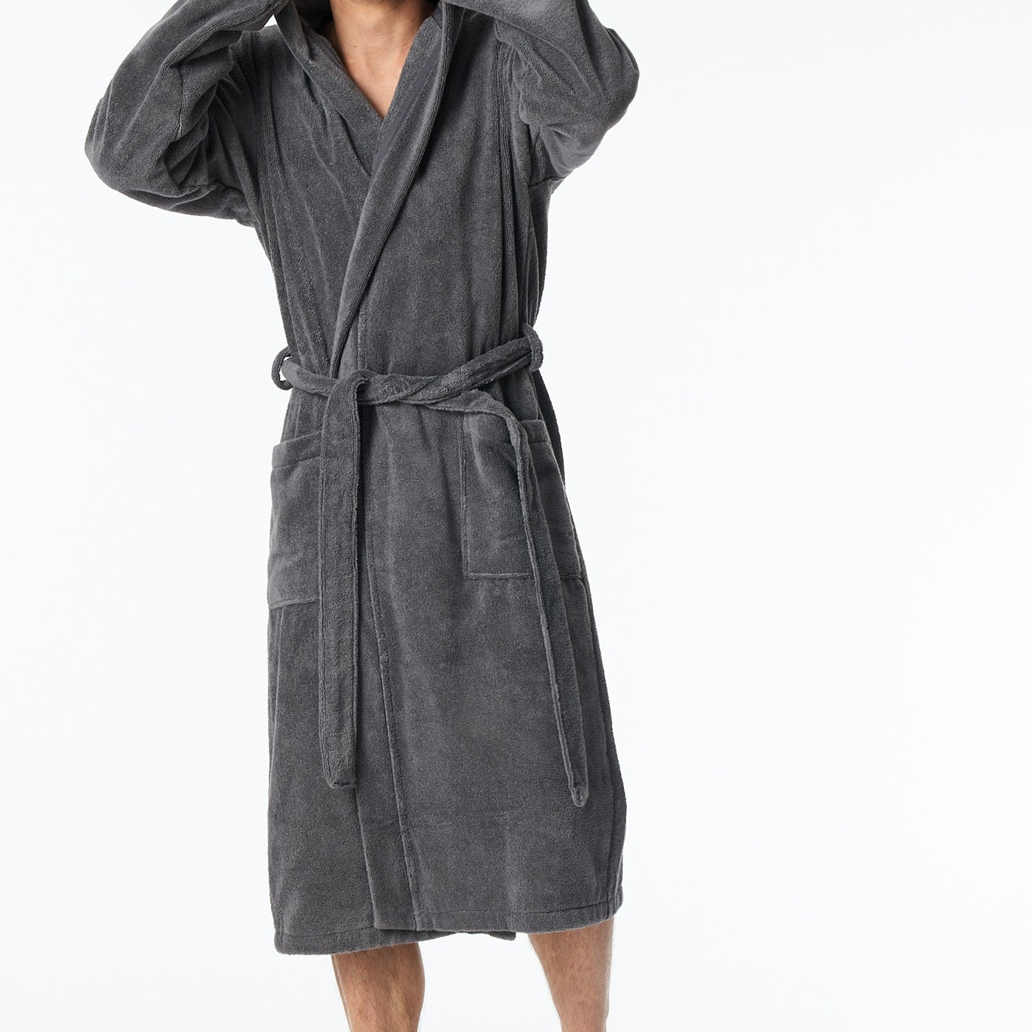 Schiesser - Essentials - Hooded Bathrobe