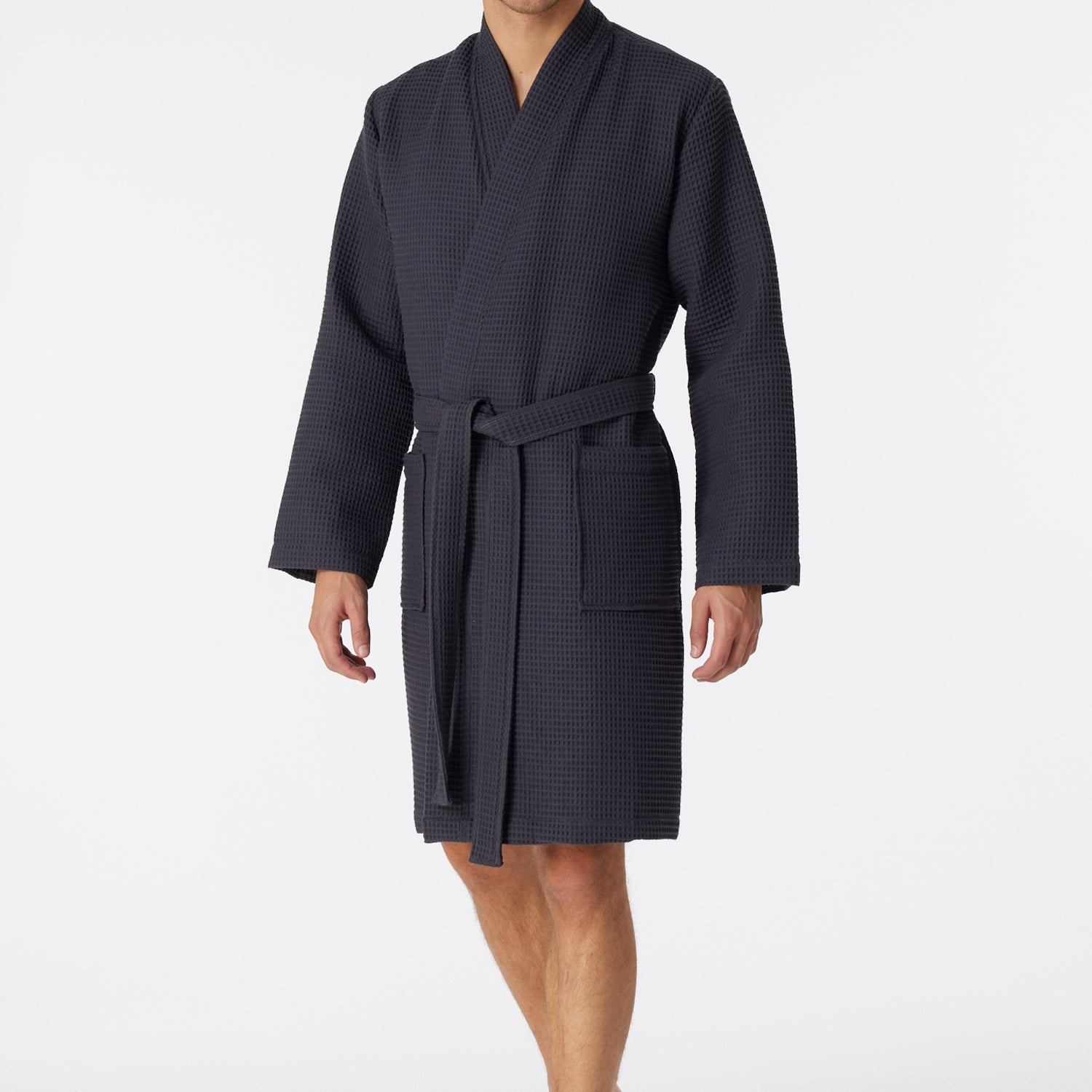 Schiesser - Essentials - Waffle Pique Bathrobe