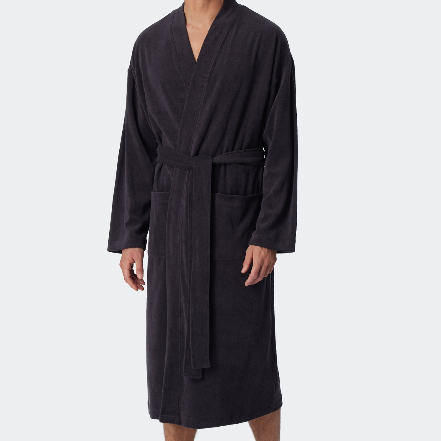 Schiesser - Feather Terry - Bathrobe Light Terry Cloth