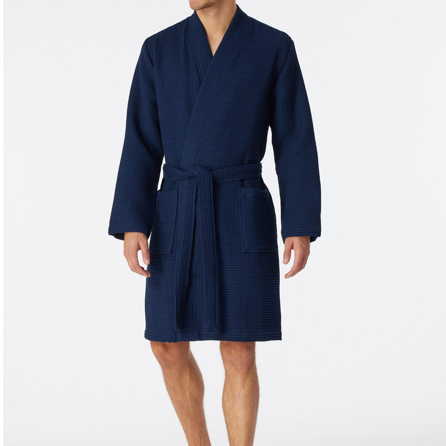 Schiesser - Essentials - Waffle Pique Bathrobe