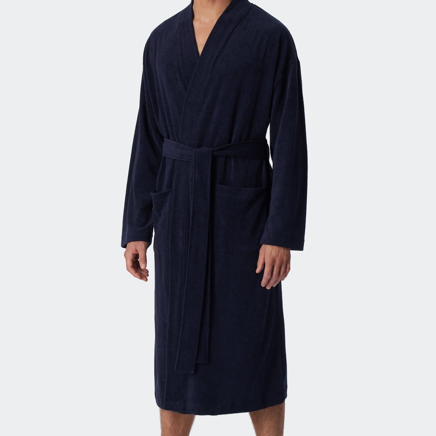 Schiesser - Feather Terry - Bathrobe Light Terry Cloth