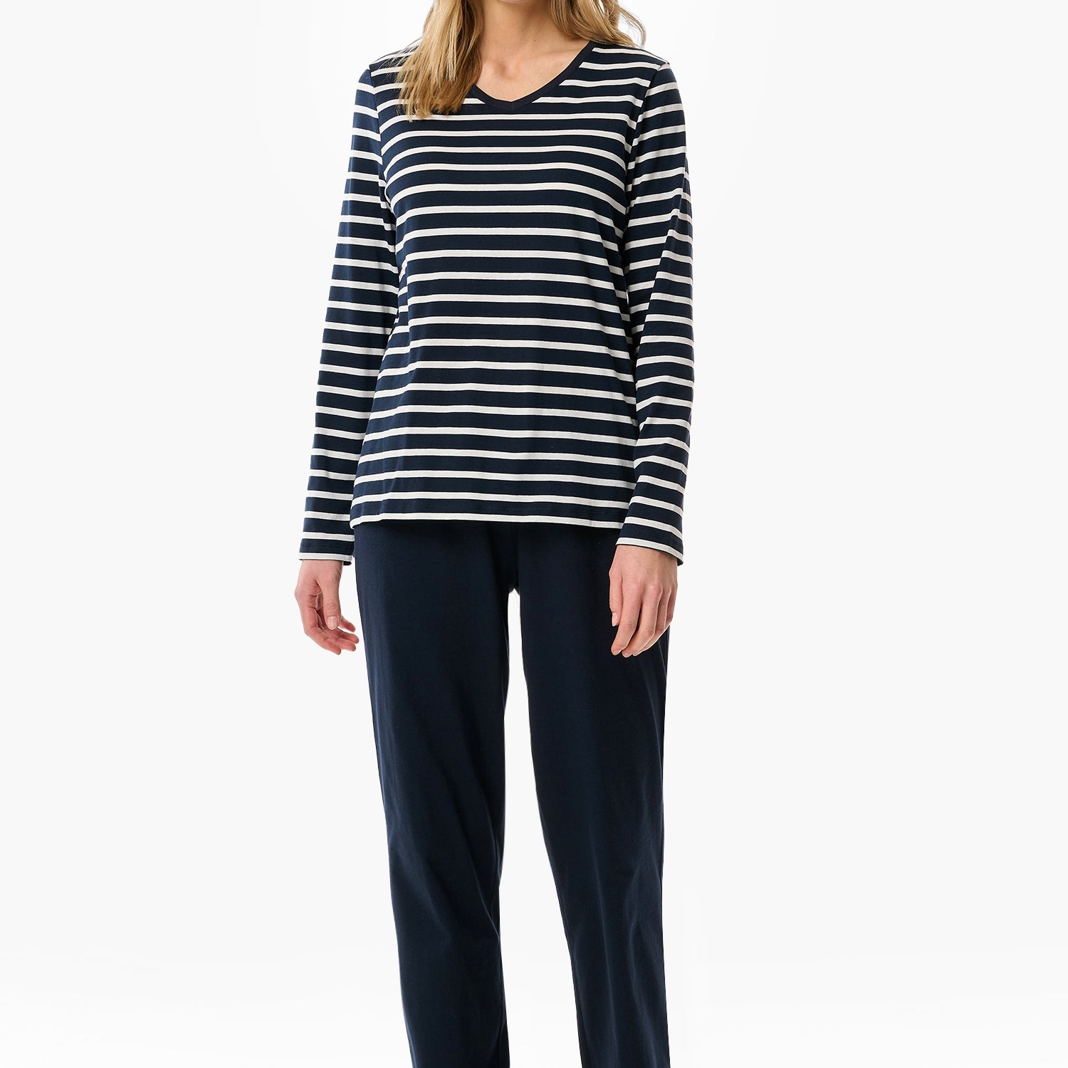 Schiesser - Casual Essentails - Long Pajamas