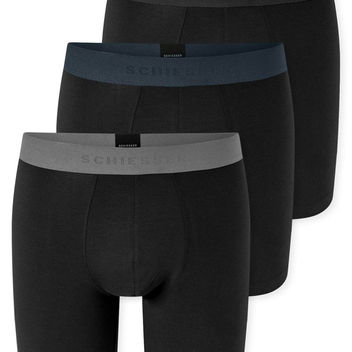 Schiesser - 95/5 Multipacks - 3PACK Long-Shorts