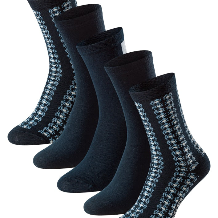 Schiesser - Bluebird - Women socks 5 Pack multicolored