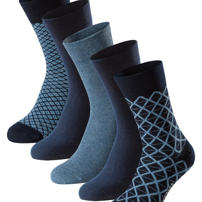 Schiesser - Bluebird - Men socks 5 Pack multicolored