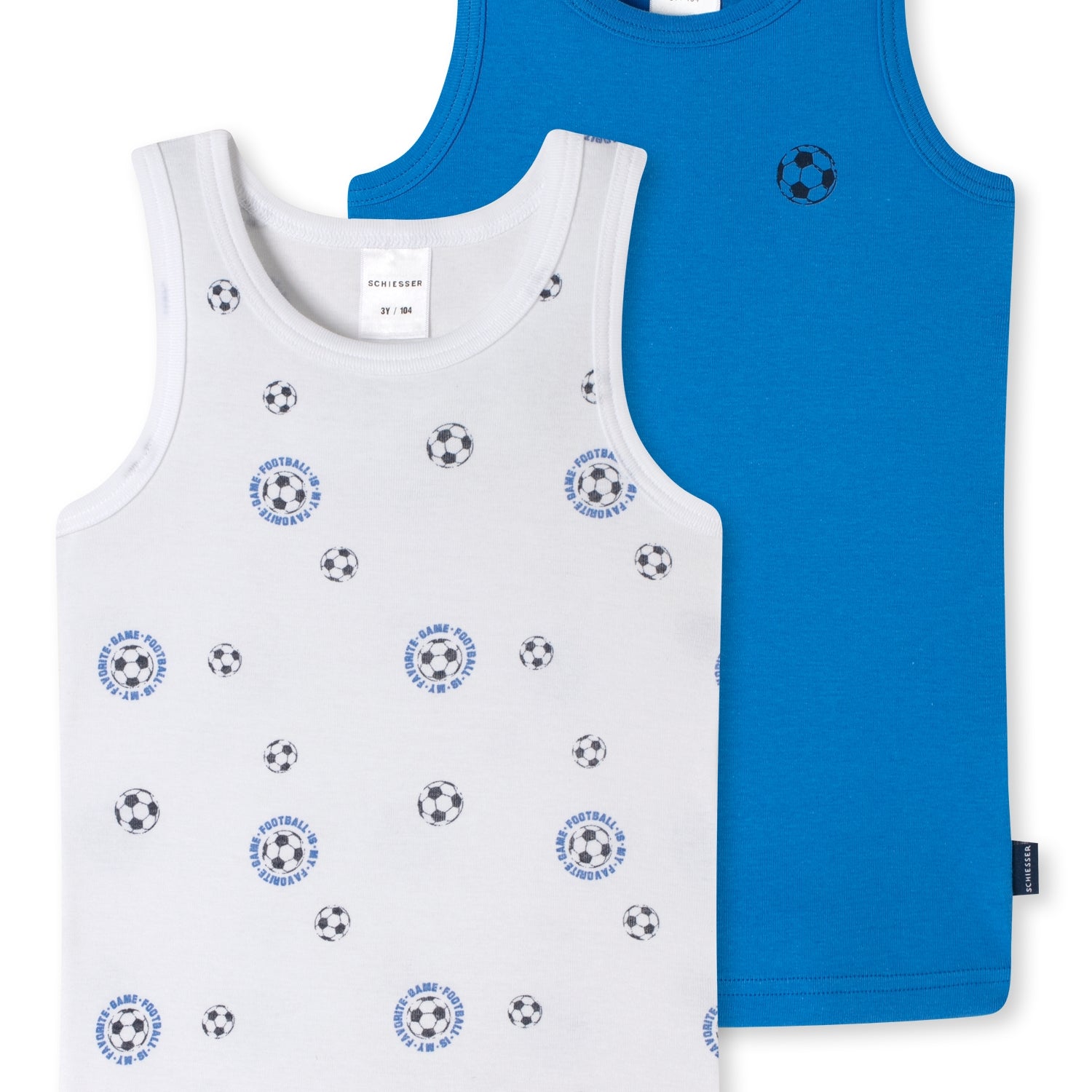 Schiesser Kids - Organic Cotton - Undershirt  - 2 Pack