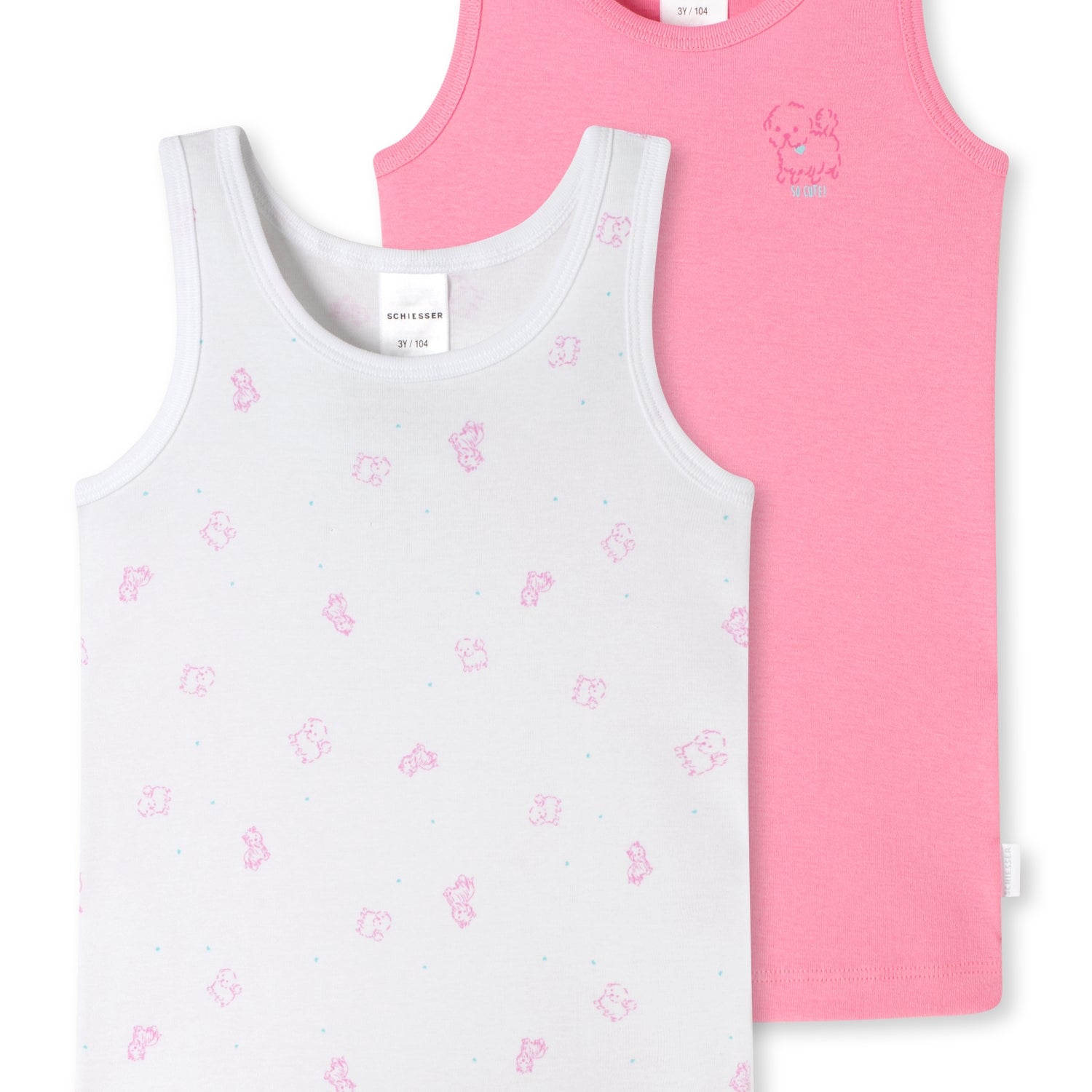 Schiesser Kids - Organic Cotton - Undershirt 0/0 - 2 Pack