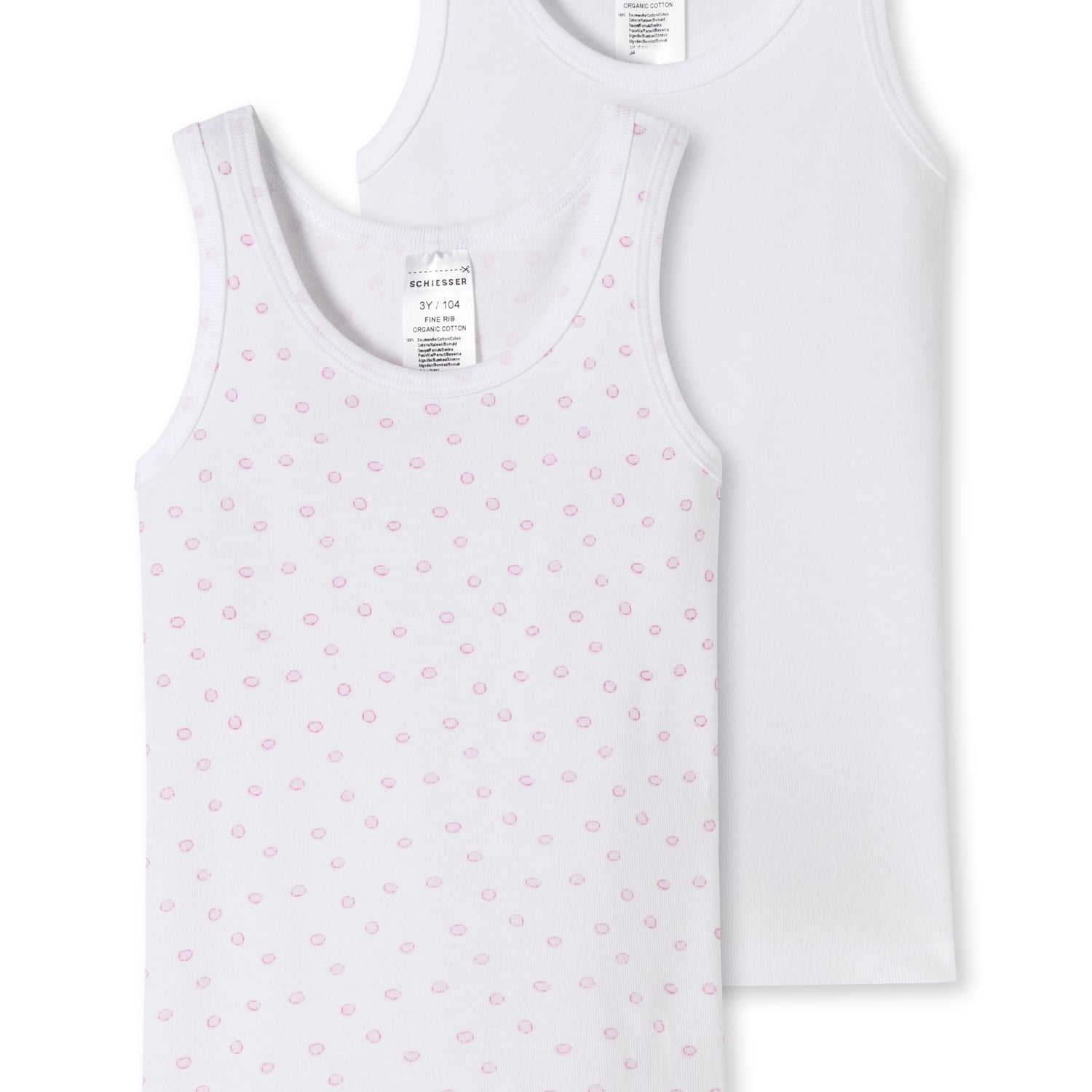 Schiesser Kids - Organic Cotton - Undershirt 0/0 2Pack