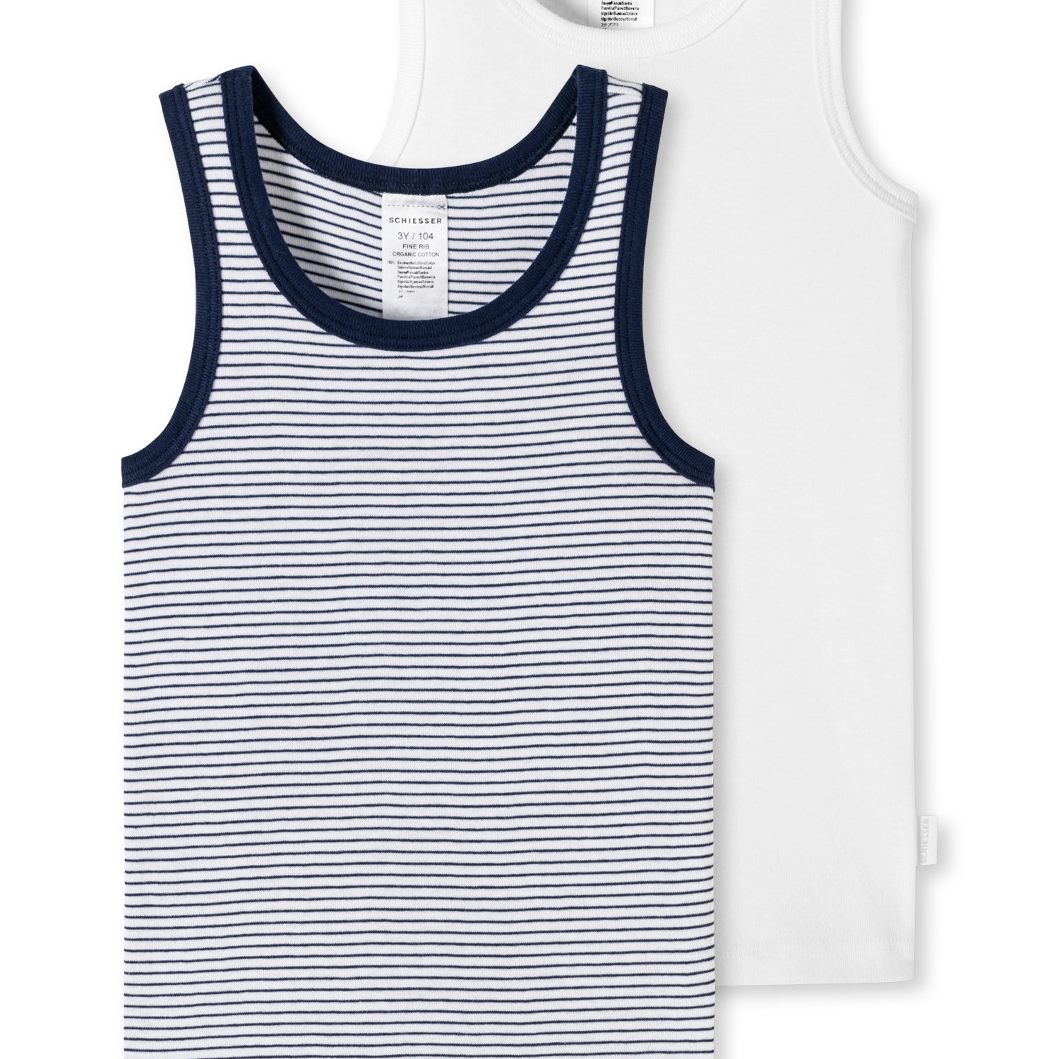 Schiesser Kids - Organic Cotton - Undershirt  - 2 Pack