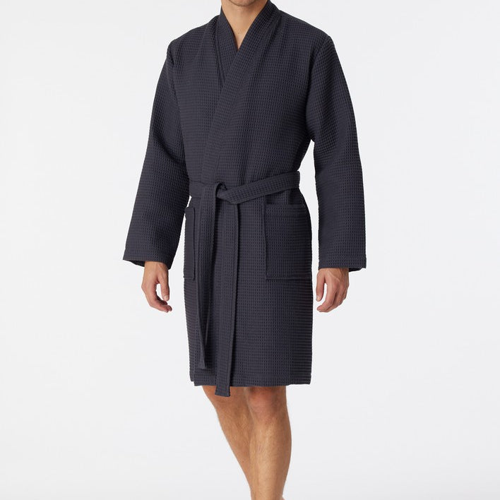 Schiesser - Essentials - Waffelpiqué Bathrobe