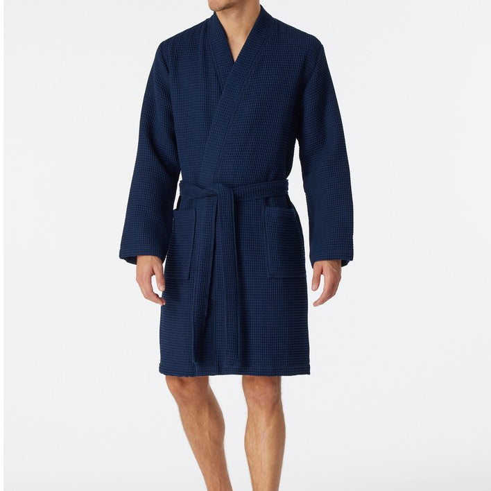 Schiesser - Essentials - Waffelpiqué Bathrobe