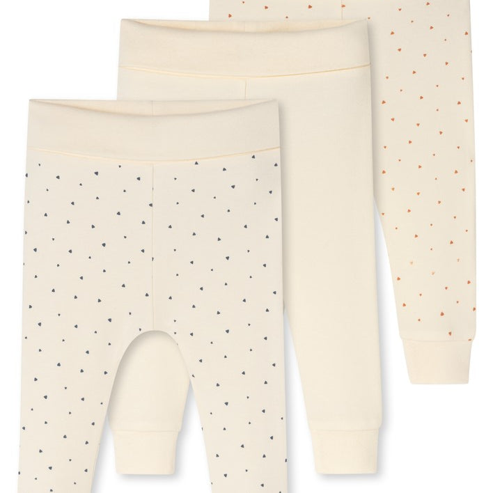 Schiesser - Baby Fine Rib - 3Pack Harem Pants