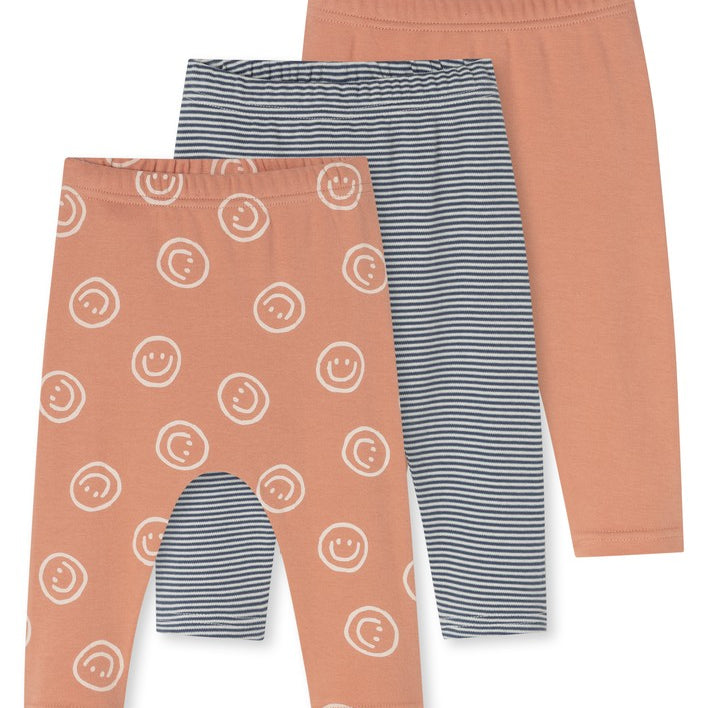Schiesser - Baby Fine Rib - 3Pack Harem Pants Mix