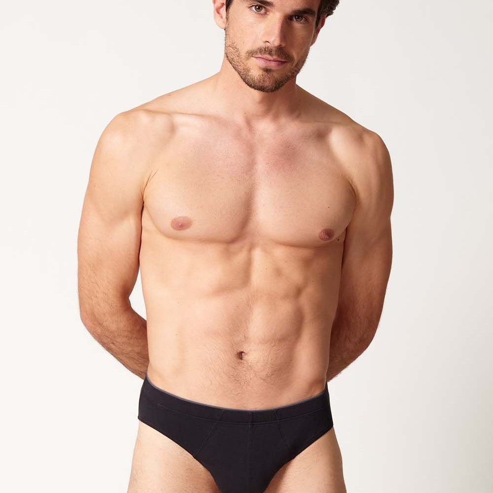 HUBER hautnah - Cotton - Brazil Briefs 3 Pack