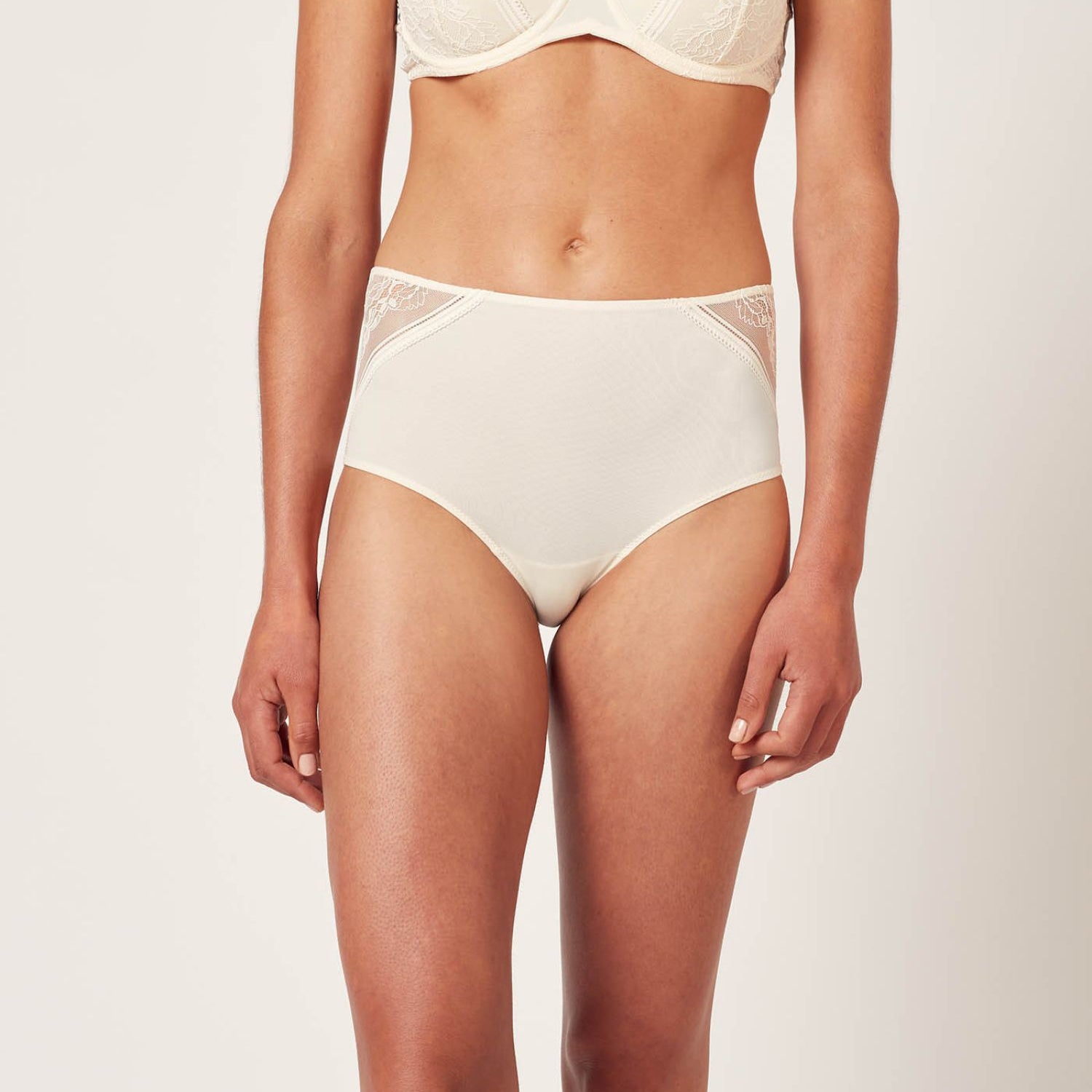 HUBER hautnah - Sorft Floral Micro - High Waist Briefs