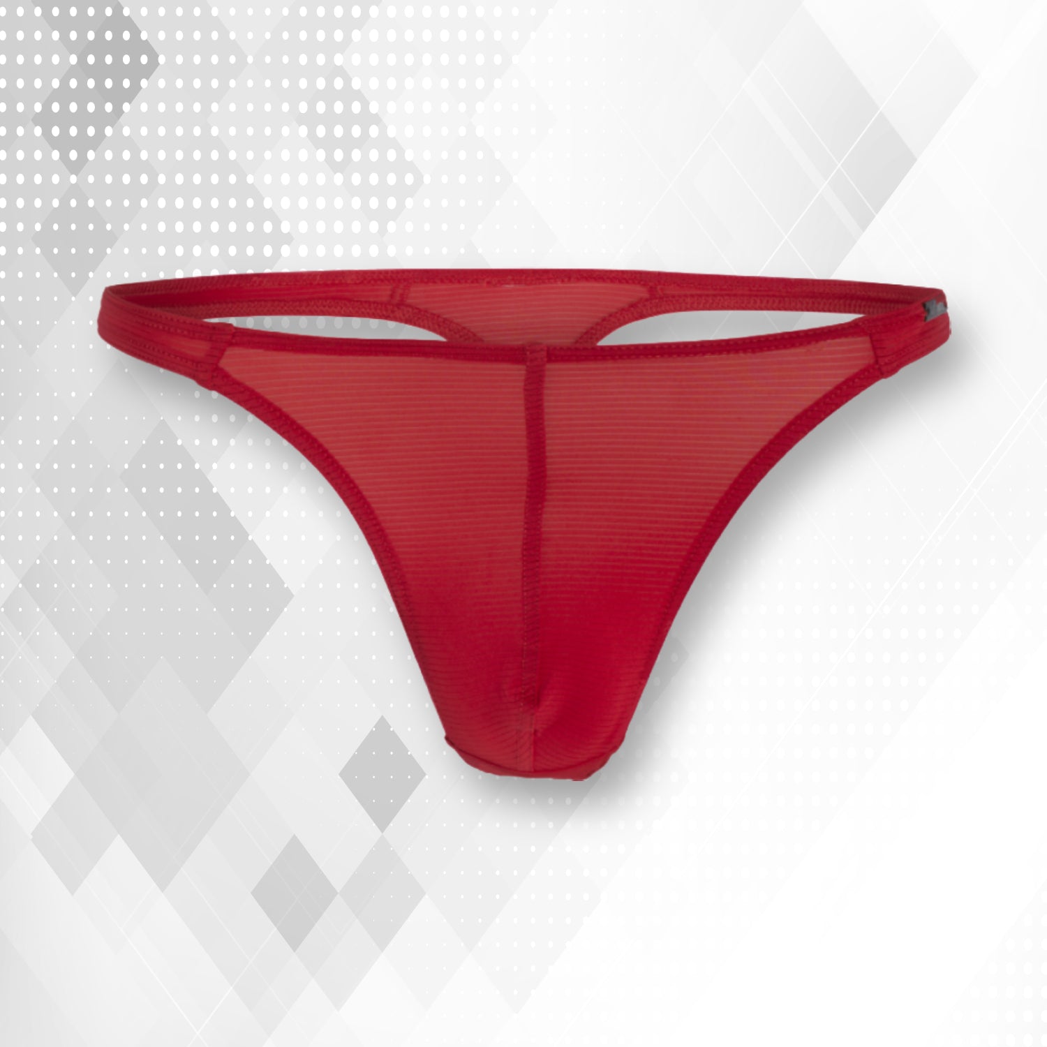 Olaf Benz - Red 1201 - Horizontal Fine Stripe - Mini String