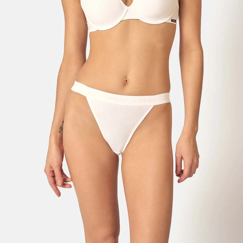 Skiny - Cotton Rib - Thong Briefs 2 Pack