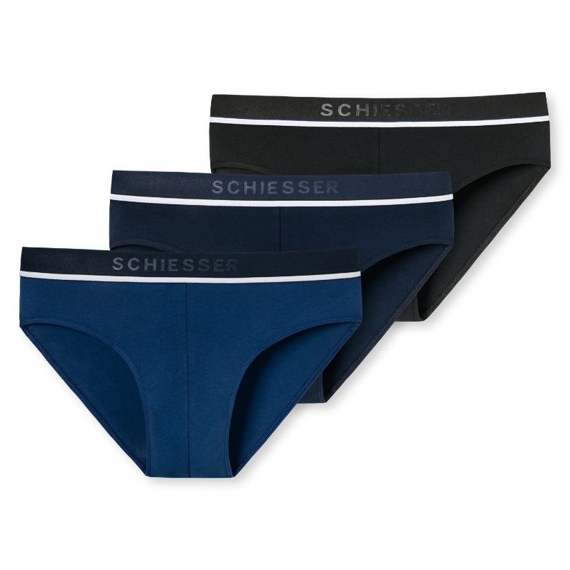 Schiesser - Organic Cotton - Rio Briefs - 3 Pack