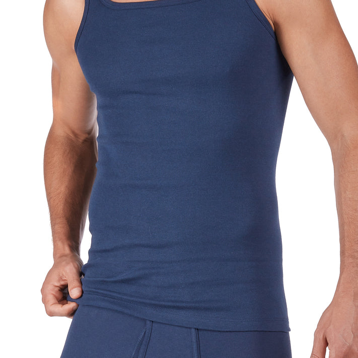 HUBER hautnah - Cotton Fine Rib - Tank Top