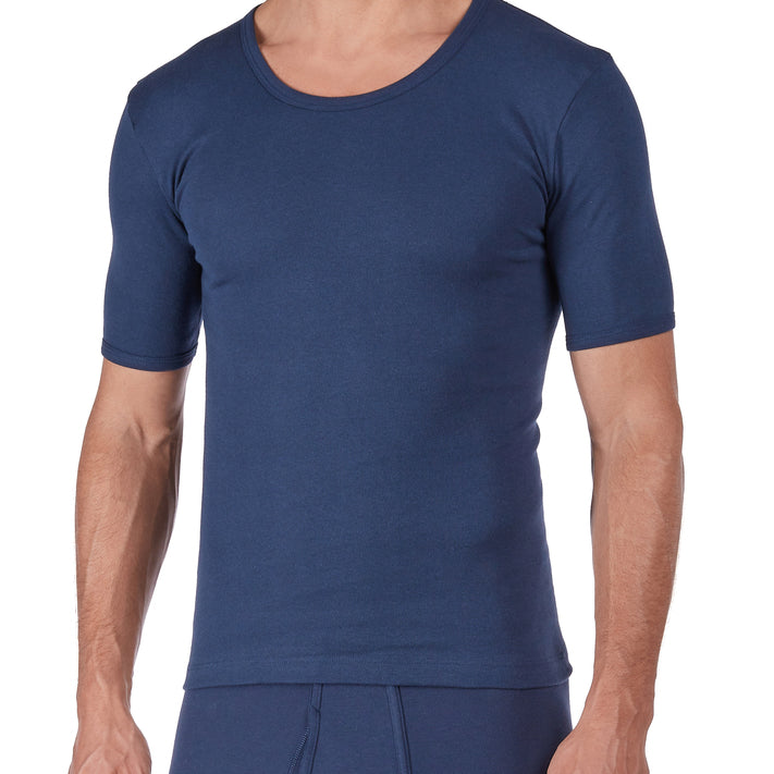 HUBER hautnah - Cotton Fine Rib - Shirt s/slv