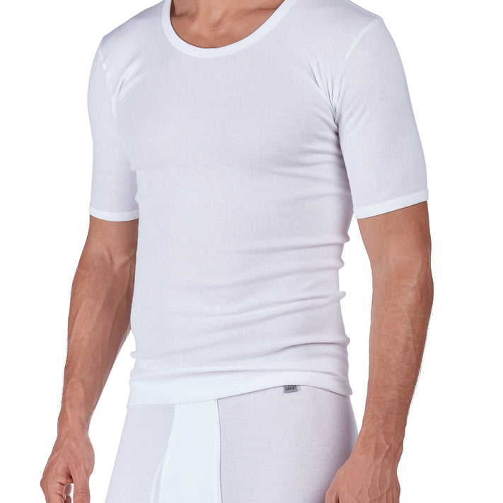 HUBER hautnah - Cotton Fine Rib - Shirt s/slv