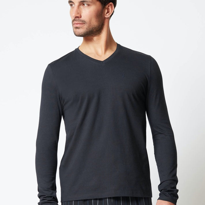 HUBER hautnah - Night Basic Selection - Long sleeve Shirt