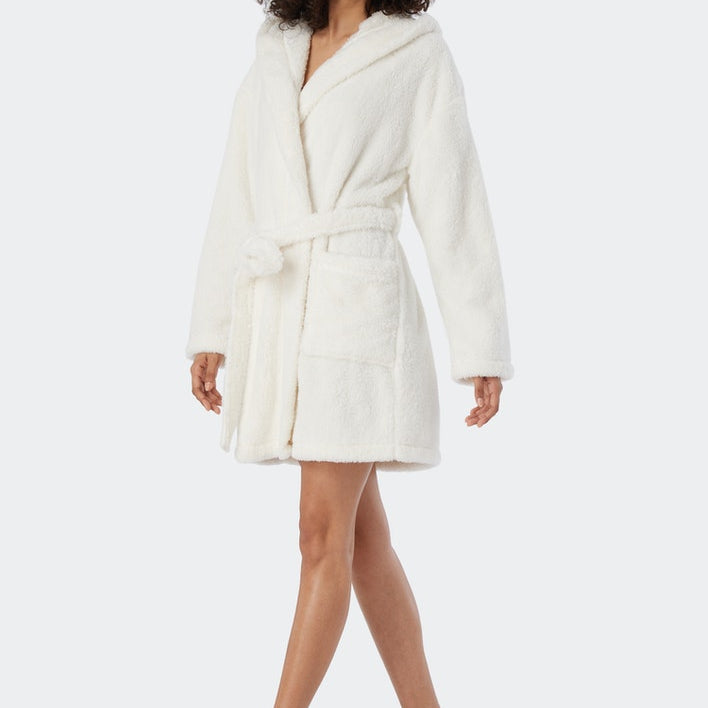 Schiesser - Bathrobe - Teddy Fleece With Hood
