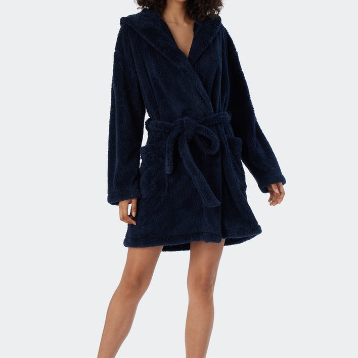 Schiesser - Bathrobe - Teddy Fleece With Hood