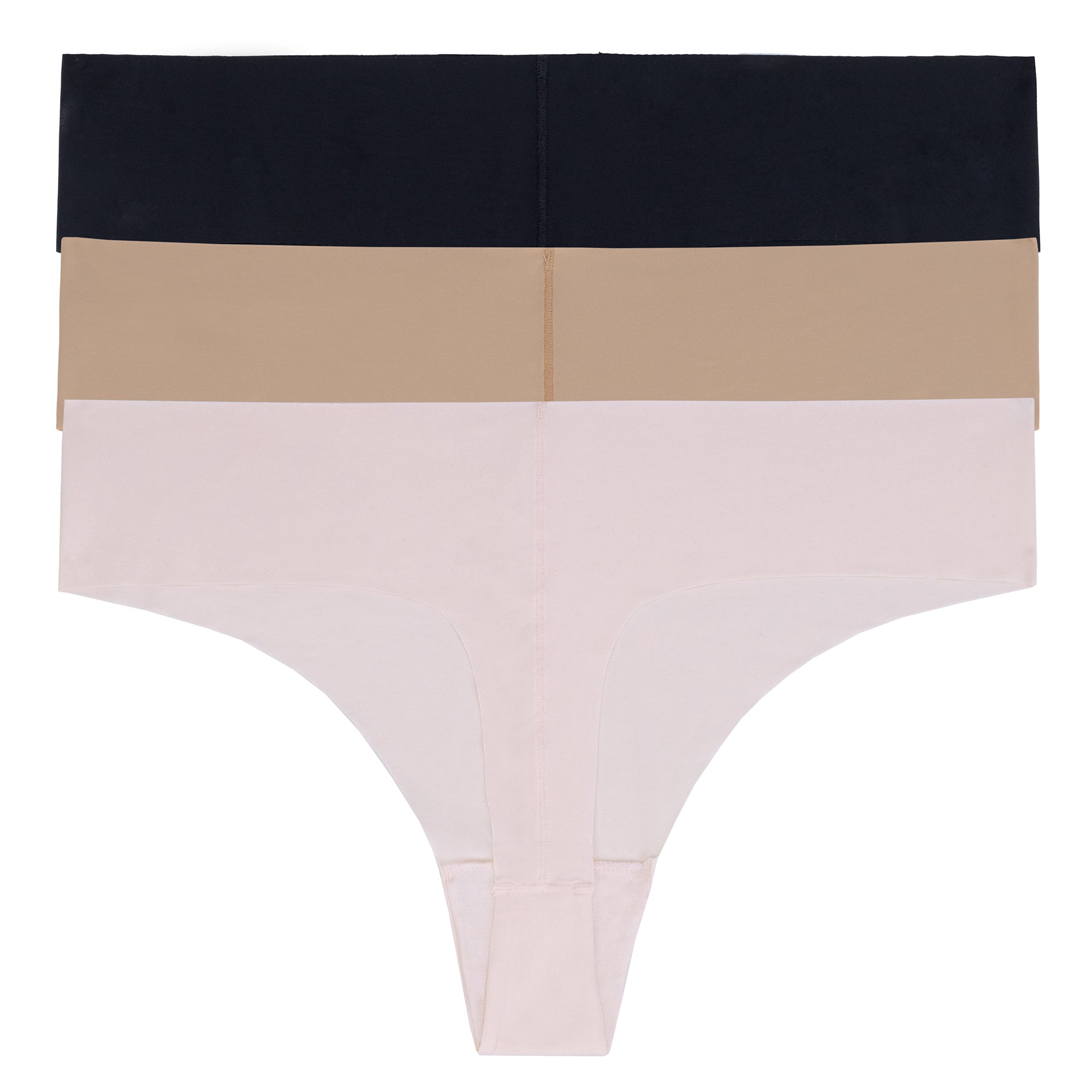 DKNY - Litewear Cut Anywhere - Thong 3 Pack