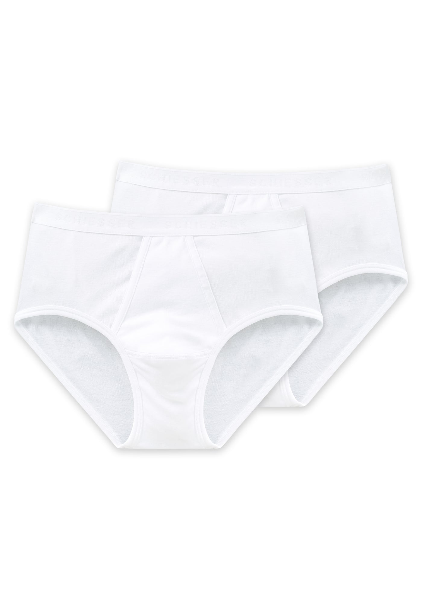 Schiesser - Original Fine Rib - Sports Briefs - 2 Pack - NEW