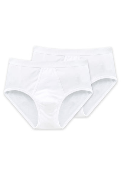 Schiesser - Original Fine Rib - Sports Briefs - 2 Pack - NEW