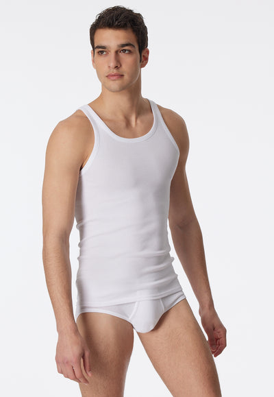 Schiesser - Cotton Essentials Double Rib  - Shirt 0/0 - 2 Pack