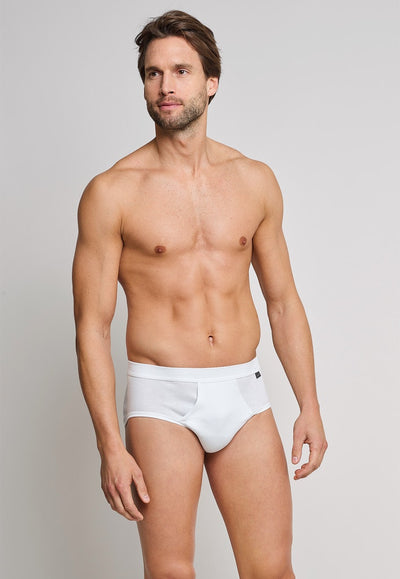 Schiesser - Cotton Essentials Double Rib - Sports Briefs 2 Pack - Sale