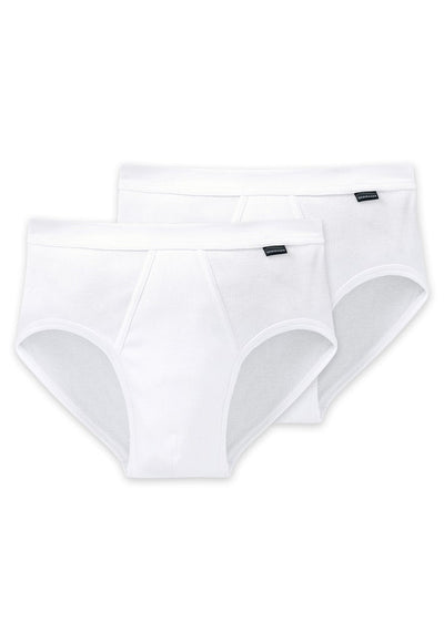 Schiesser - Cotton Essentials Double Rib - Sports Briefs 2 Pack - Sale