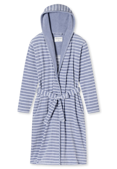 Schiesser -  Feather Terry - Bathrobe Light Terry Striped
