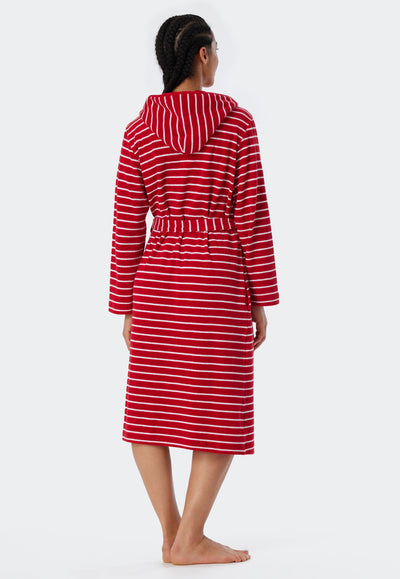 Schiesser -  Feather Terry - Bathrobe Light Terry Striped