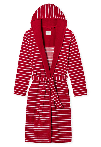 Schiesser -  Feather Terry - Bathrobe Light Terry Striped