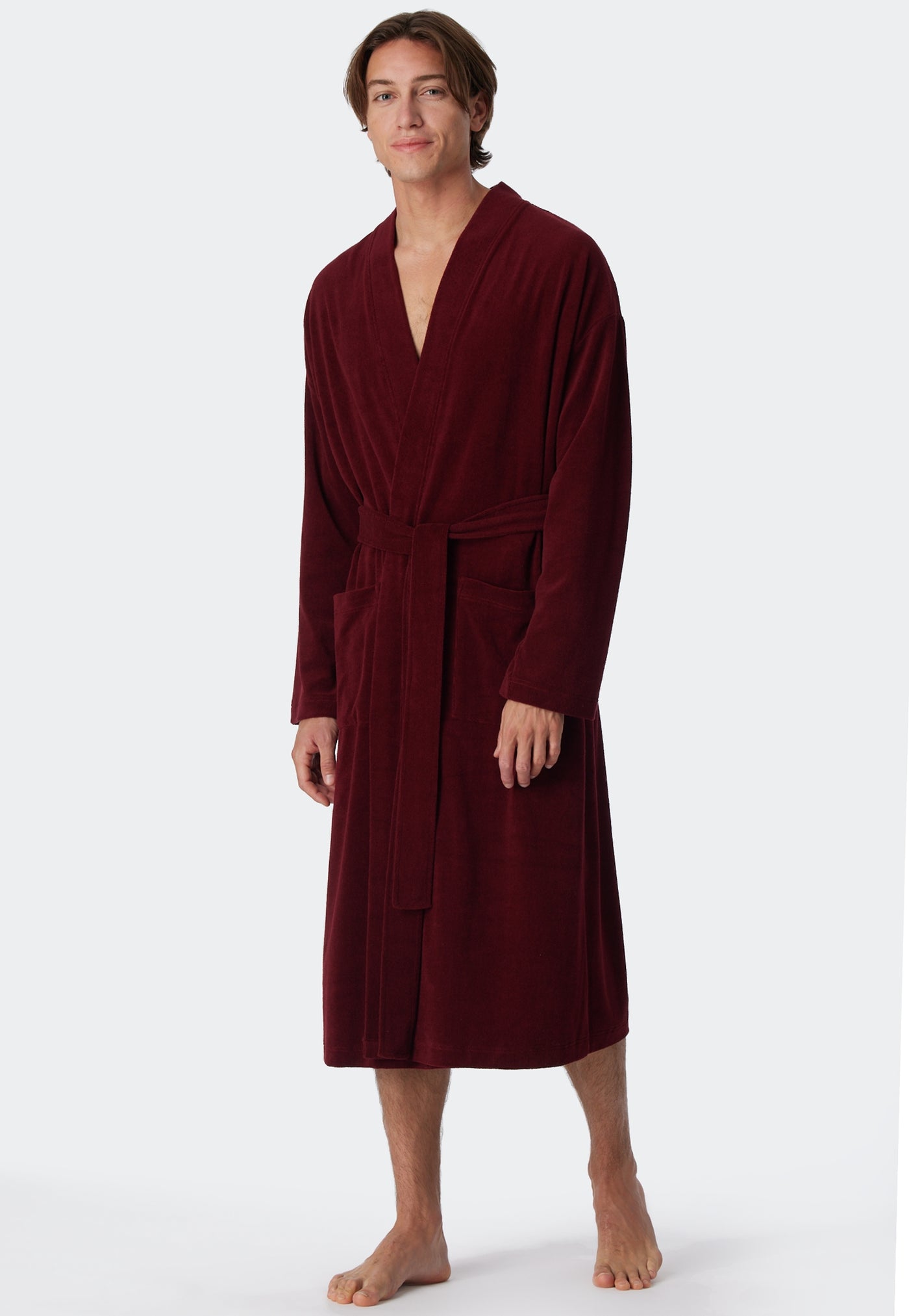 Schiesser - Feather Terry - Bathrobe Light Terry Cloth