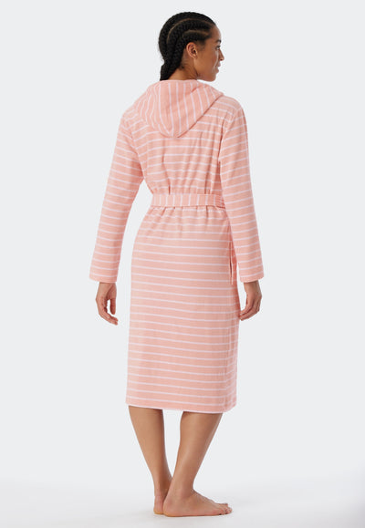 Schiesser -  Feather Terry - Bathrobe Light Terry Striped