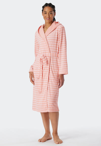 Schiesser -  Feather Terry - Bathrobe Light Terry Striped