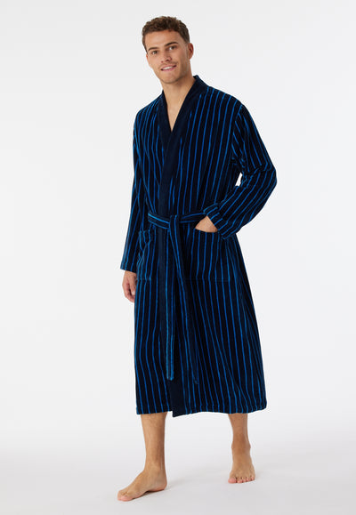 Schiesser - Essentials - Striped Bathrobe